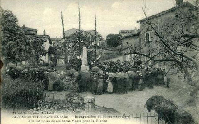 Inauguration Monument aux morts en 1922